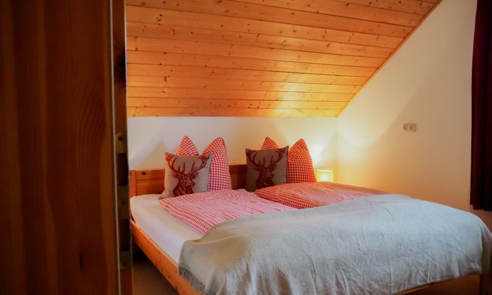 Alpenblick Schlafzimmer, © fotografie Jacqueline Eichwalder